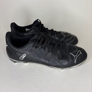 Puma Future Play Jr FG Size 6.5 US 38.5 EU Youth Black Soccer Cleats 107199-02